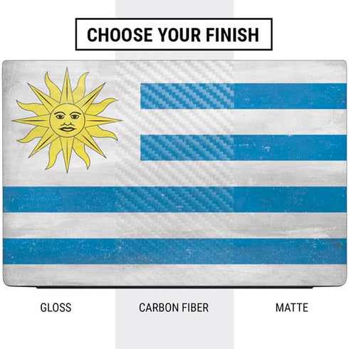 Uraguay Flag Distressed Dell Vostro Skin